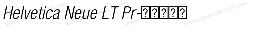 Helvetica Neue LT Pr字体转换